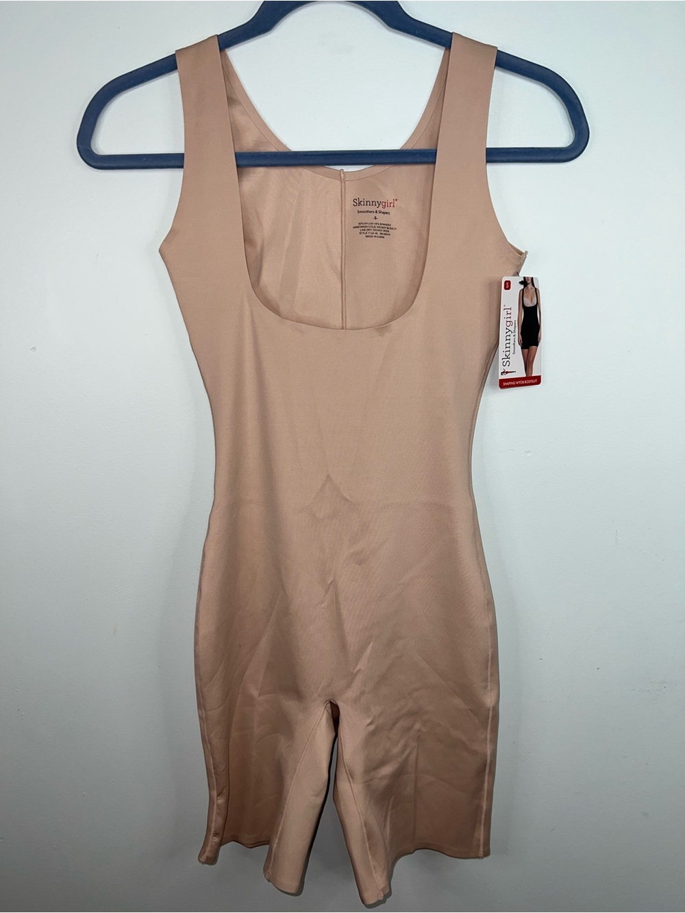 Skinnygirl Shaping Bodysuit Shorts Nude Seamless Shapewear Size Small NWT